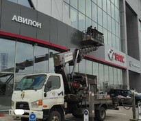 Автовышка Hyundai 30 метров с раскладной люлькой